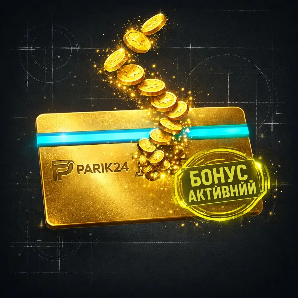 Увійди в Парік24 Геймс та отримай бонус на перший депозит